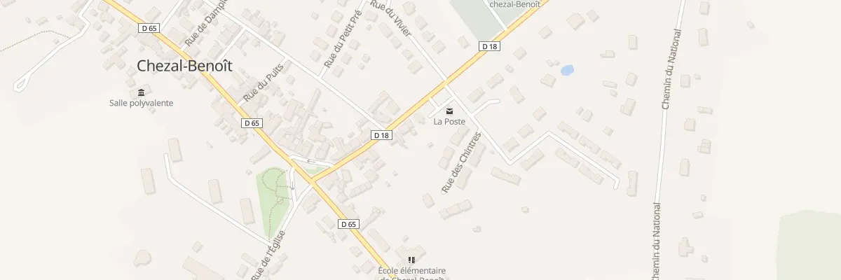 Plan du 22 Rue de l’Erable à Chezal-Benoît