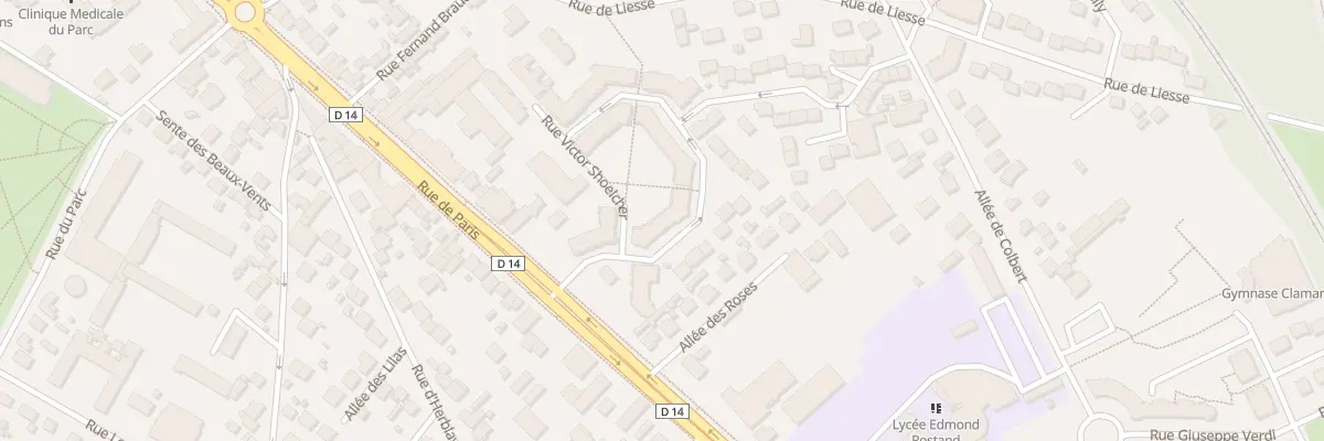 Plan du 9 Rue Michel de l’Hospital à Saint-Ouen-l’Aumône