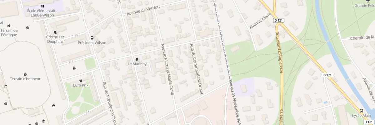 Plan du 6 Rue du Commandant Driant au Pecq