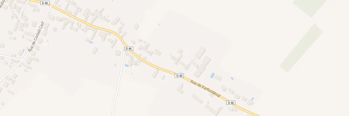 Plan du 35 Rte de Parfondeval à La Drenne