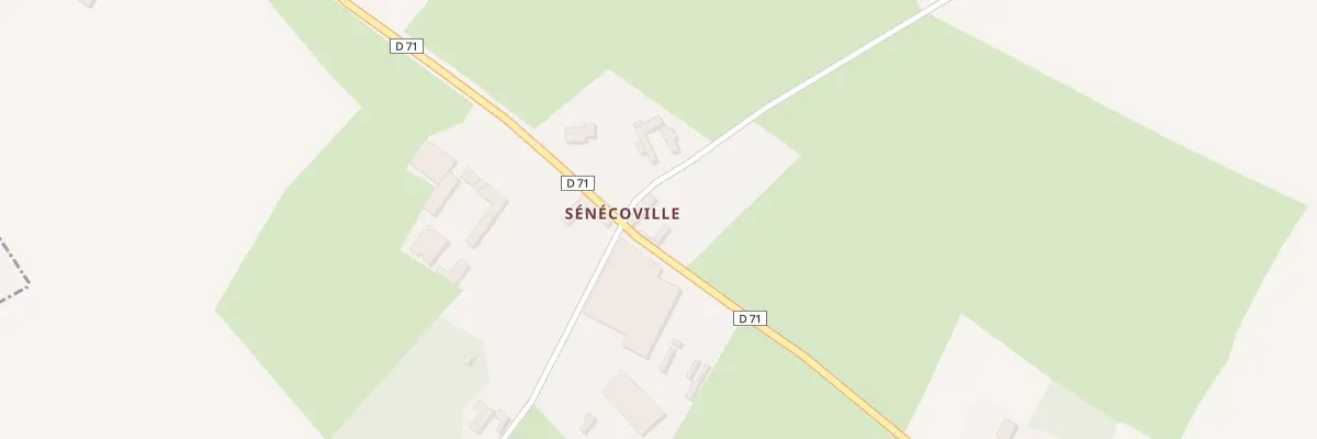 Plan du 3 Hameau de Senecoville à Azincourt