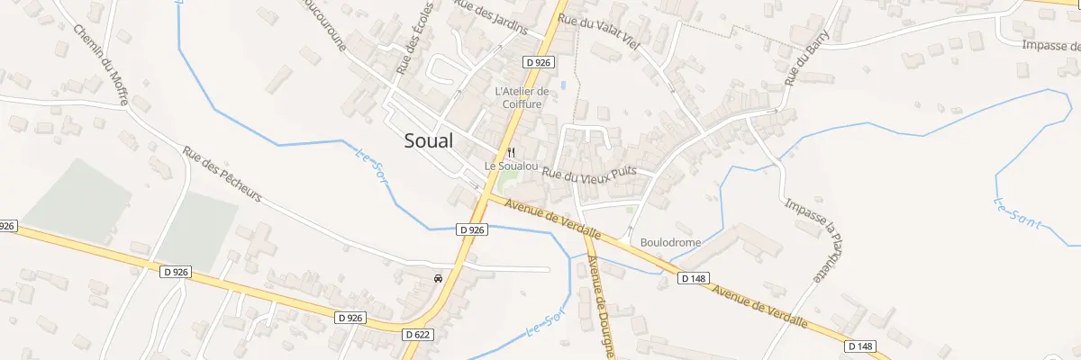 Plan du 4 Rue du Vieux Puits à Soual