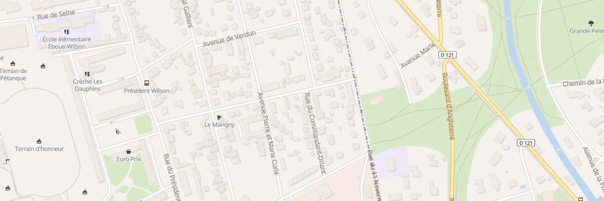 Plan du 2 Rue du Commandant Driant au Pecq