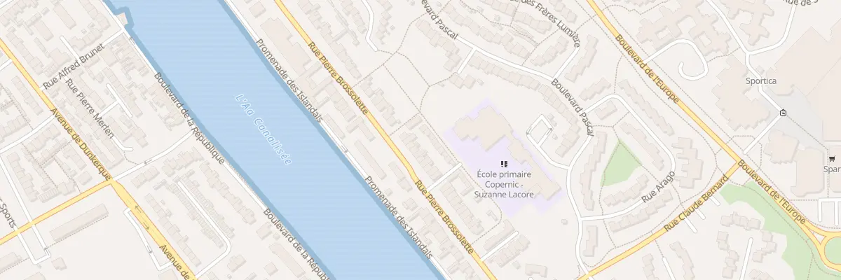 Plan du 91 Rue Pierre Brossolette à Gravelines