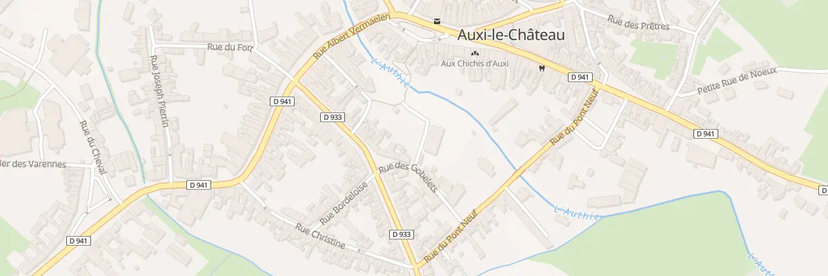 Plan du 5 Rue des Gobelets à Auxi-le-Château