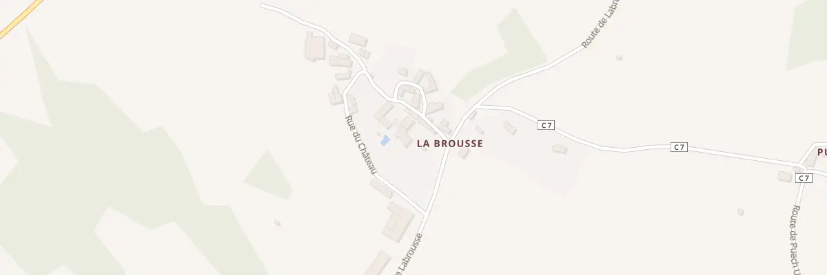 Plan du 17 Rue du Chateau au Bas Ségala