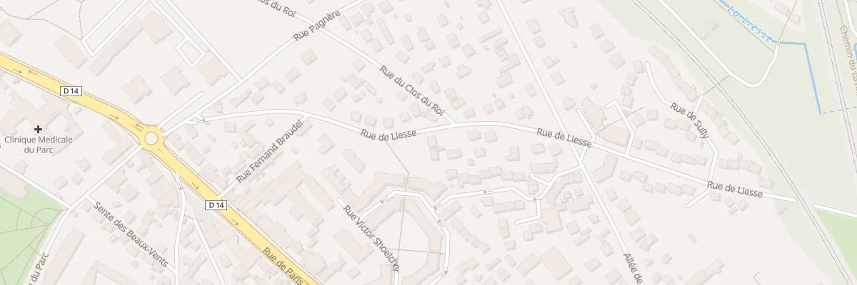 Plan du 20 Rue de Liesse à Saint-Ouen-l’Aumône