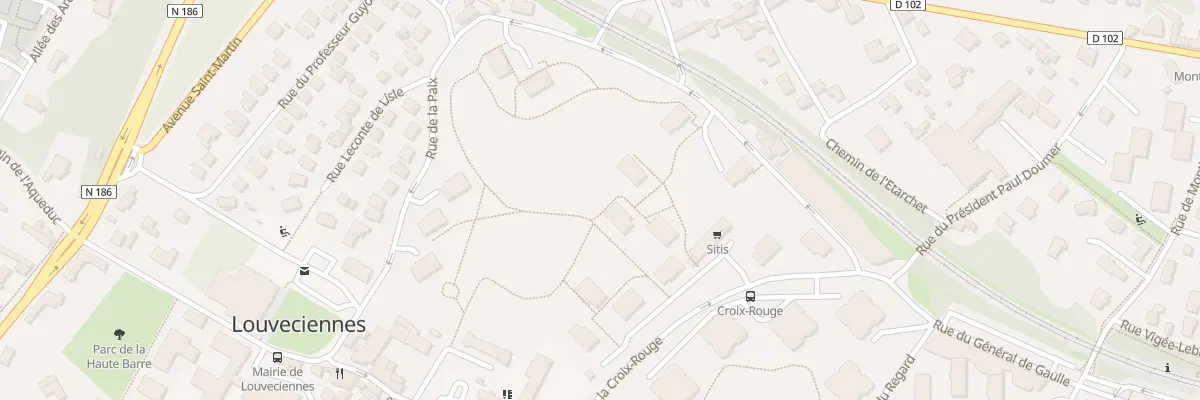 Plan du 5 Res Parc du Chateau à Louveciennes