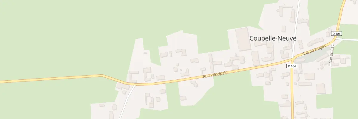 Plan du 20 Rue Principale à Coupelle-Neuve