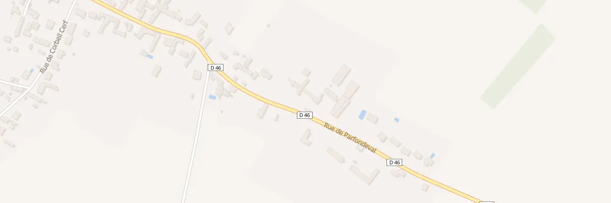 Plan du 37 Rte de Parfondeval à La Drenne