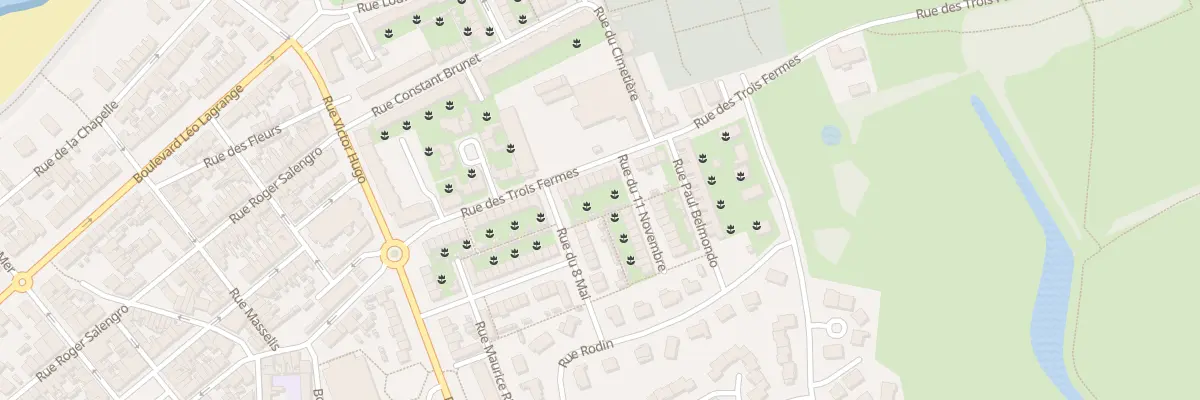 Plan du 46 Rue des Trois Fermes à Gravelines