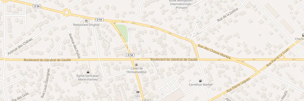 Plan du 7 Bd du Général de Gaulle à Conflans-Sainte-Honorine