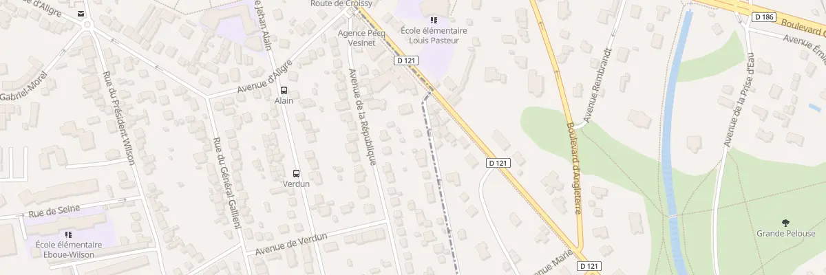 Plan du 8 Rue du Onze Novembre 1918 au Pecq