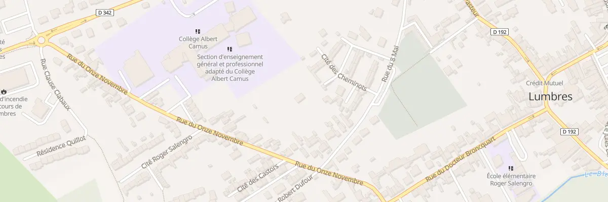 Plan du 3B Rue du Huit Mai à Lumbres