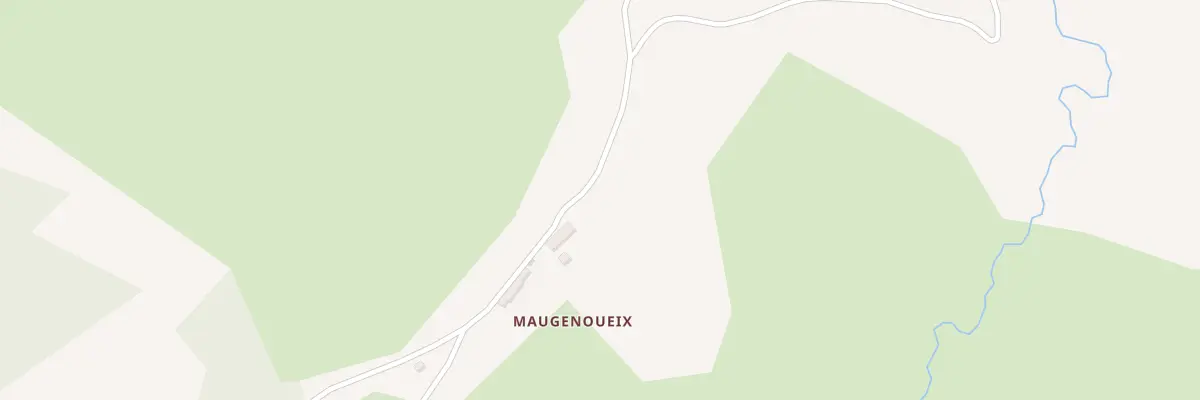 Plan du 2 Maugenoueix à Gioux