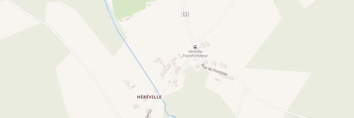 Plan du 6 Rue Sausseron à Arronville