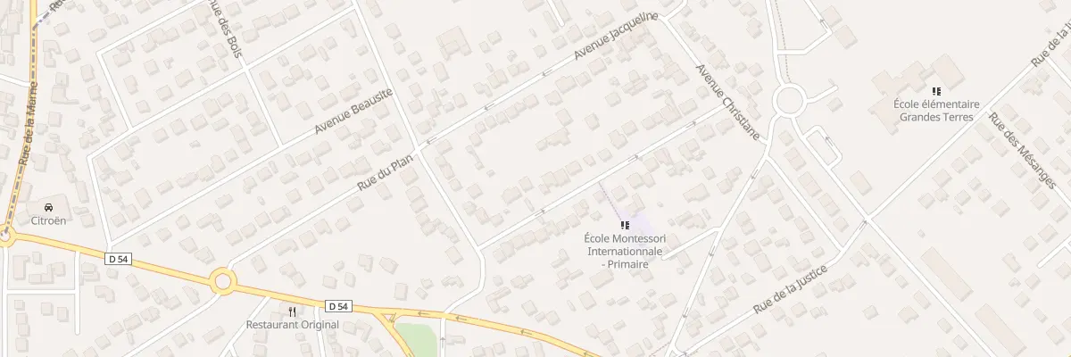 Plan du 7 Av Félix Goillerey à Conflans-Sainte-Honorine