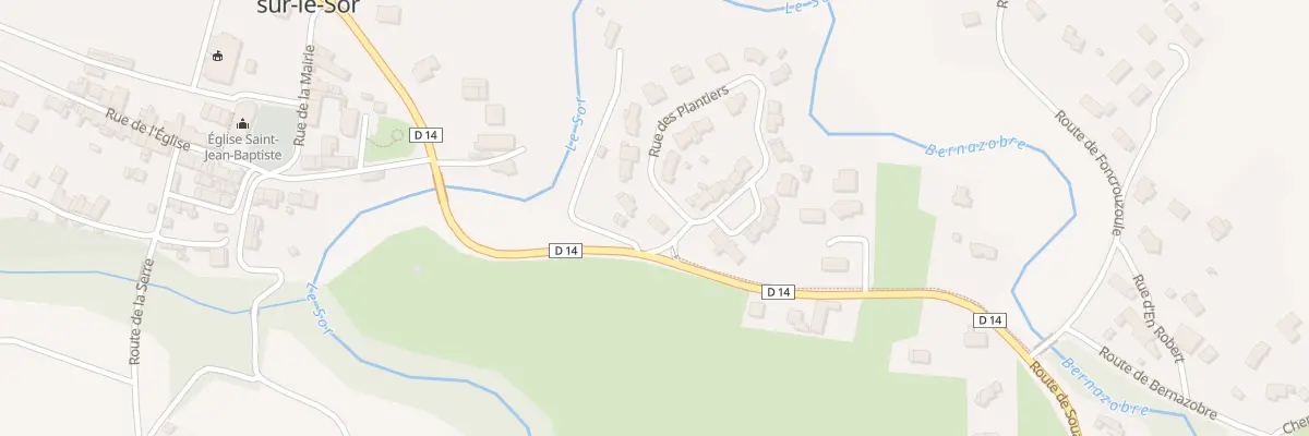 Plan du 1 Rue des Plantiers à Cambounet-sur-le-Sor