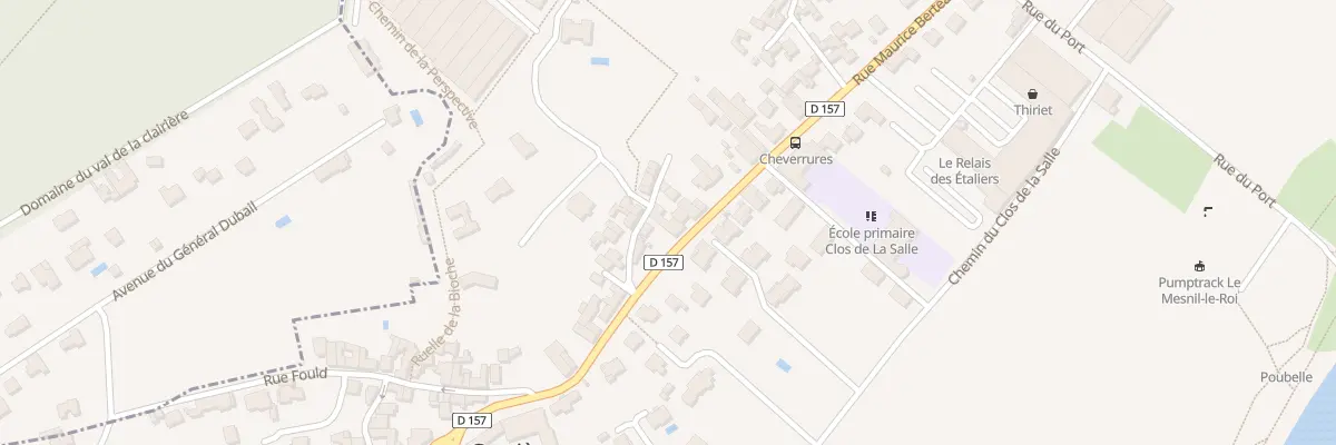 Plan du 6 Rue des Champs Fleuris au Mesnil-le-Roi