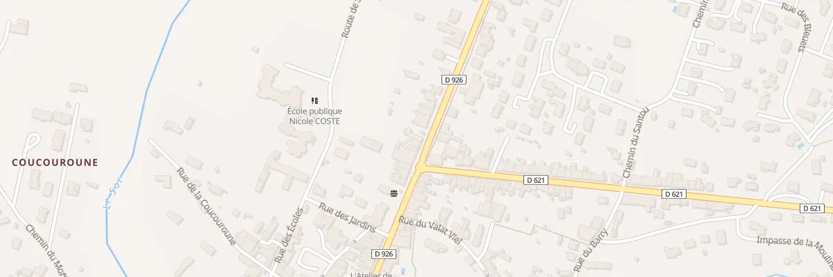 Plan du 33 Av de Castres à Soual