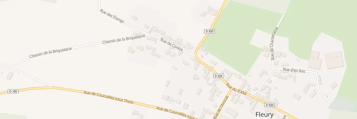 Plan du 3 Rue de Contre à Fleury
