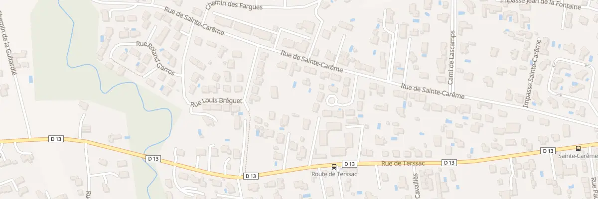 Plan du 66 Rue Sainte-Carême à Albi