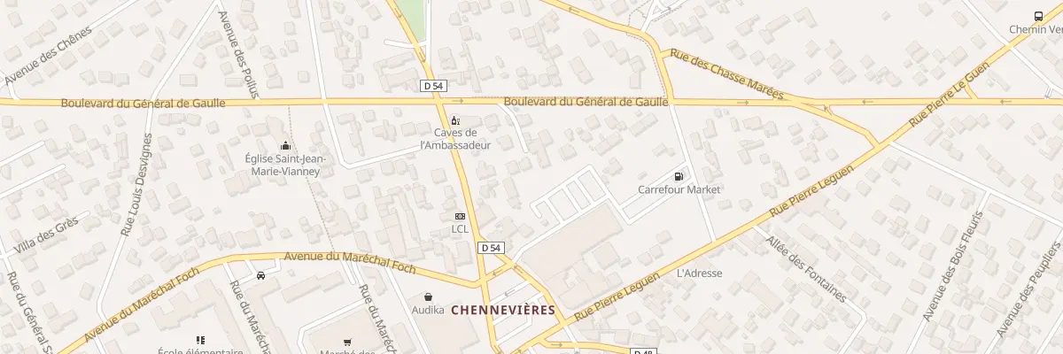 Plan du 196T Bd du Général de Gaulle à Conflans-Sainte-Honorine