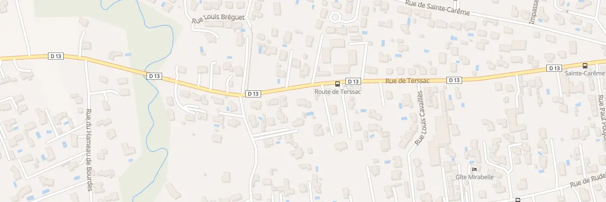 Plan du 155 Rue de Terssac à Albi