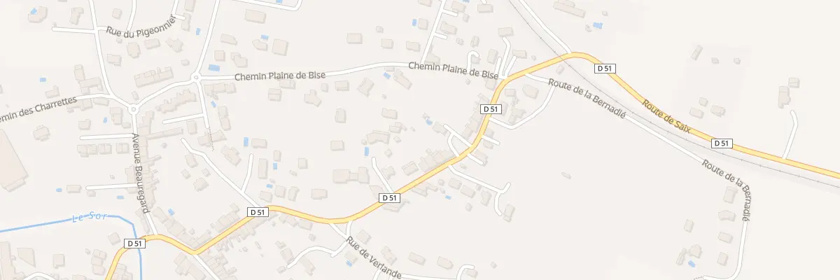 Plan du 35 Av de Castres à Sémalens