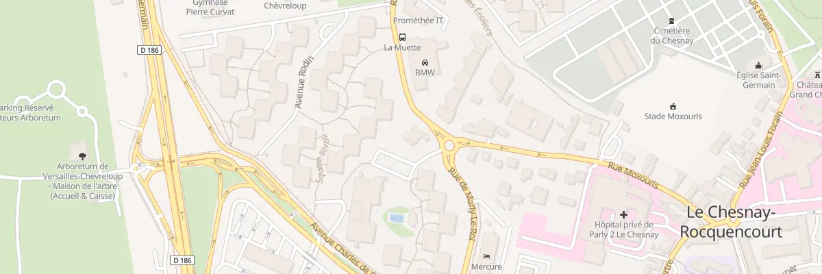 Plan du 51 Rue Moxouris au Chesnay-Rocquencourt