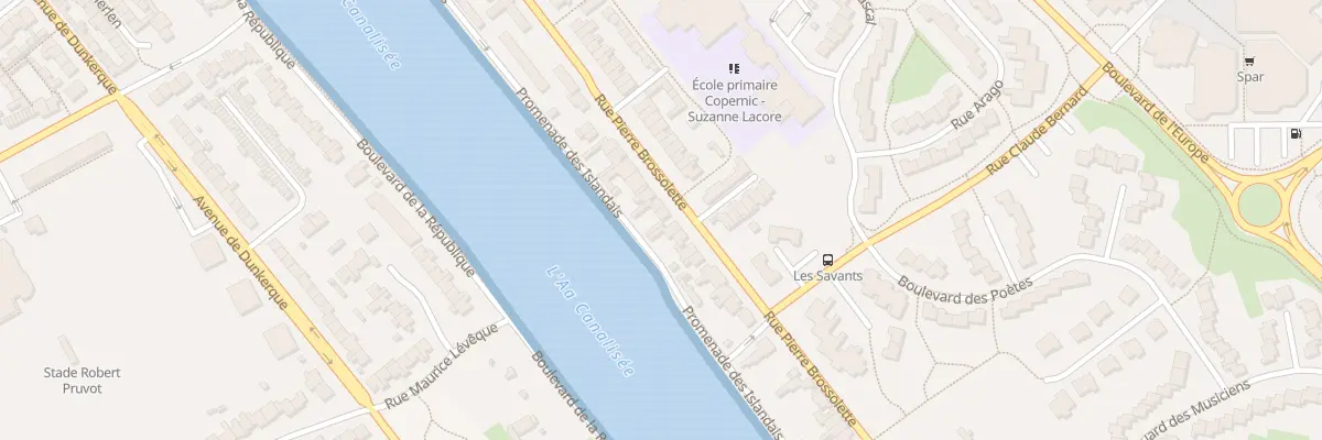 Plan du 128 Rue Pierre Brossolette à Gravelines