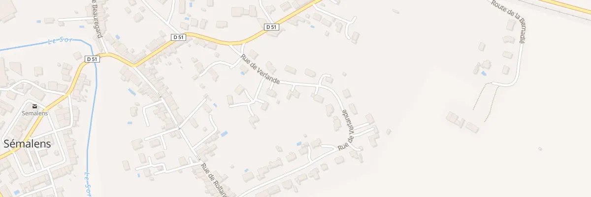 Plan du 18 Rue de Verlande à Sémalens