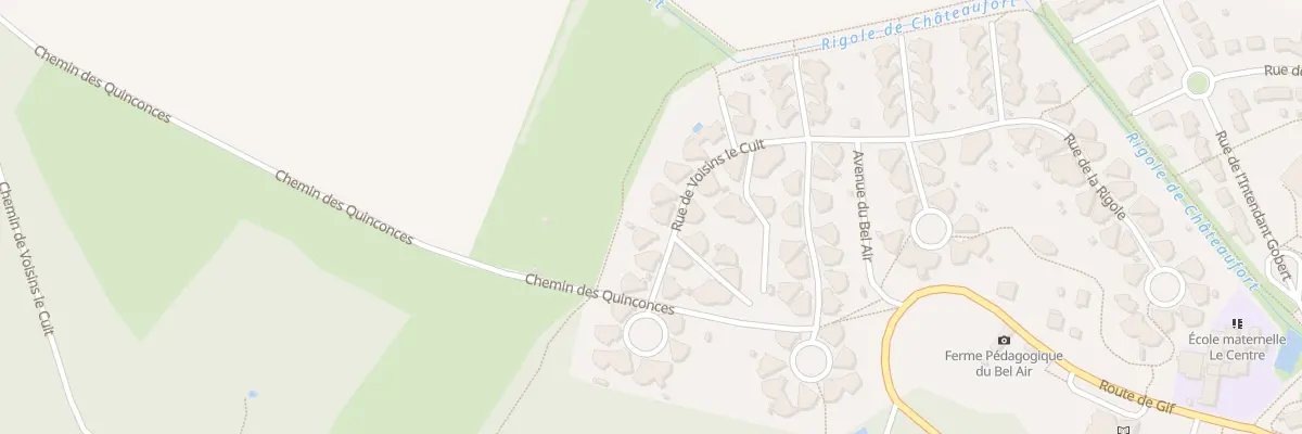 Plan du 8 Rue de Voisins Le Cuit à Villiers-le-Bâcle
