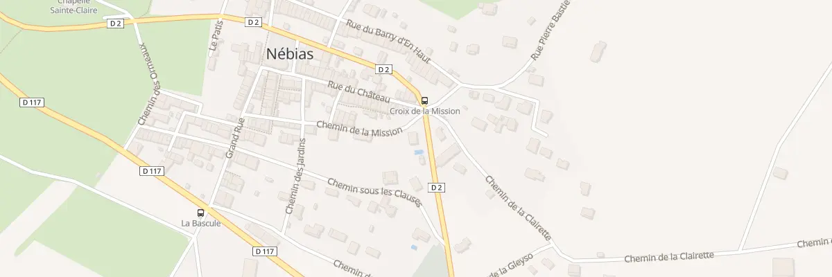 Plan du 140 Le Village à Nébias