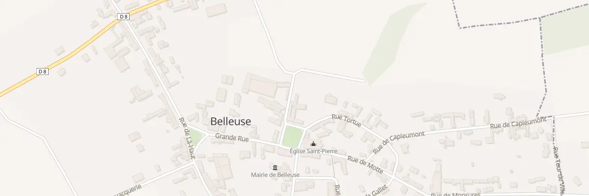 Plan du 4 Vc La Pce à Belleuse