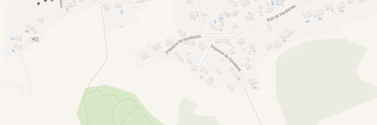 Plan du 2B Imp de Gouderle au Sequestre
