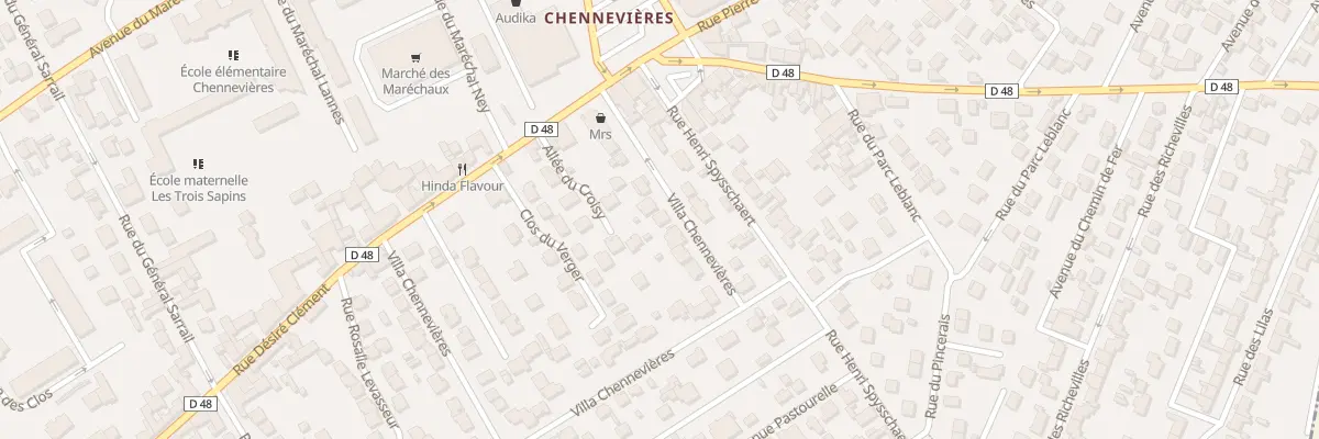 Plan du 12 Vla Chennevieres à Conflans-Sainte-Honorine