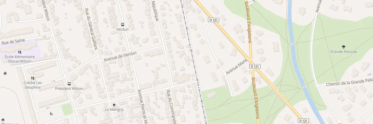 Plan du 28 Rue du Onze Novembre 1918 au Pecq