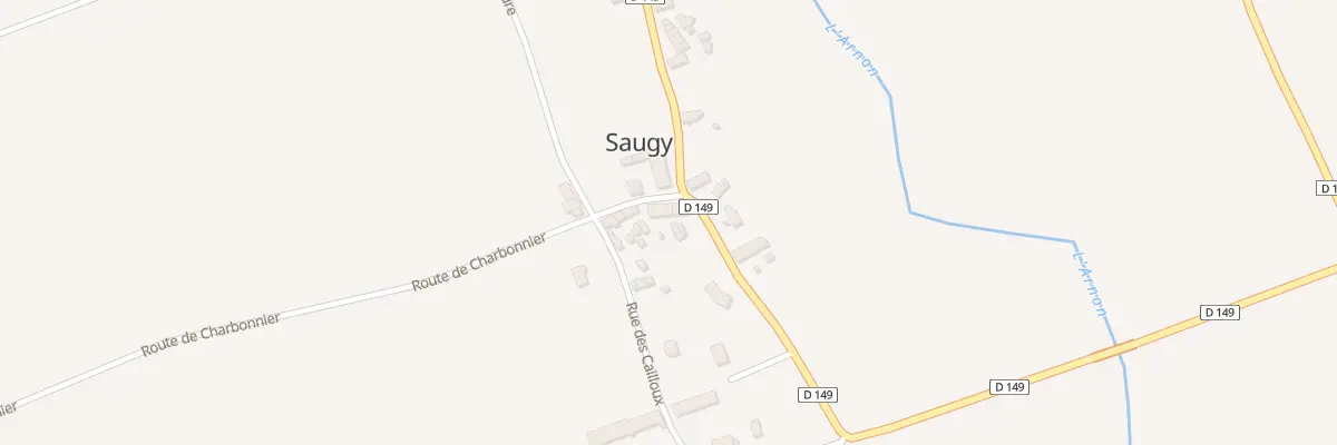 Plan du 1 Rue de la Mairie à Saugy