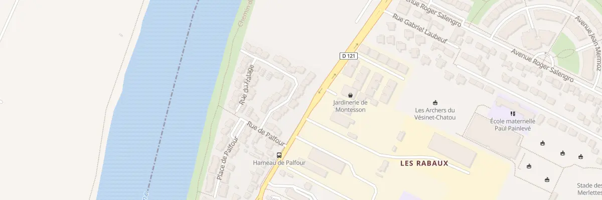 Plan du 8 Rue du Halage à Montesson