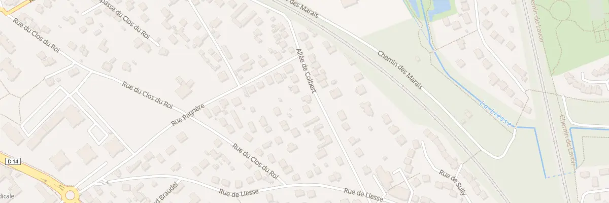 Plan du 32 All de Colbert à Saint-Ouen-l’Aumône