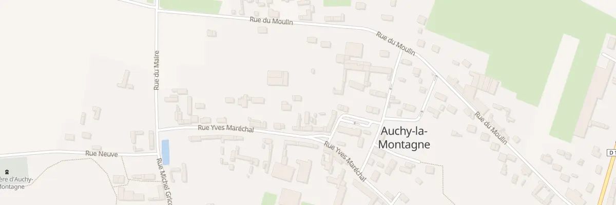 Plan du 38 Rue Yves Maréchal à Auchy-la-Montagne