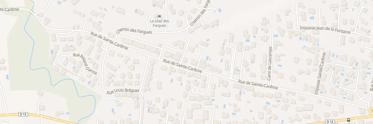 Plan du 59 Rue Sainte-Carême à Albi