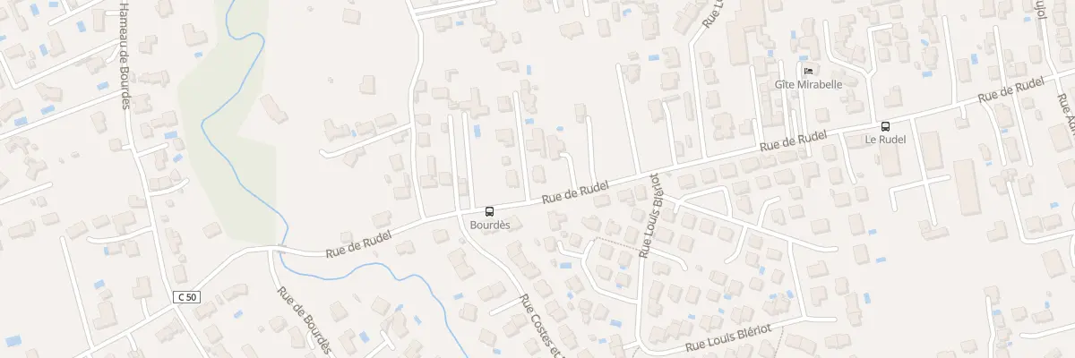 Plan du 128 Rue de Rudel à Albi