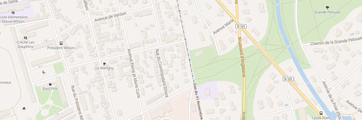 Plan du 38B Rue du Onze Novembre 1918 au Pecq