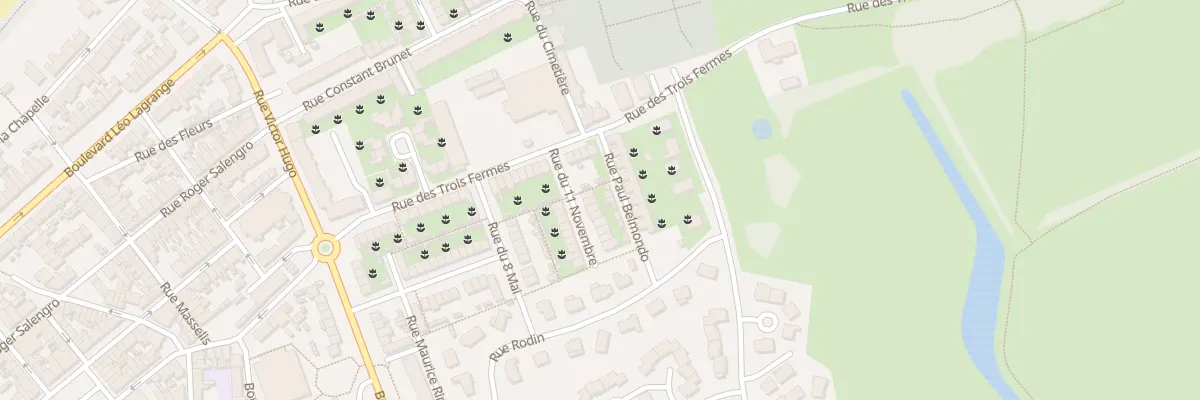 Plan du 3 Rue du Onze Novembre à Gravelines