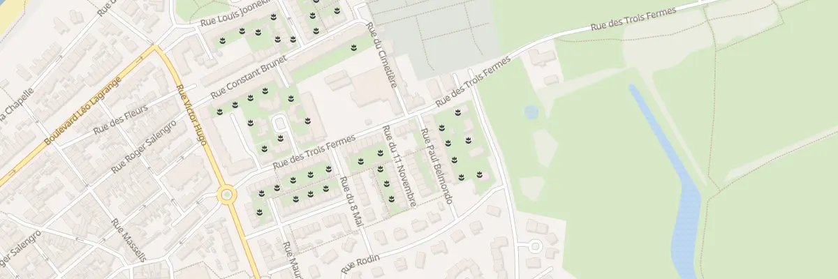 Plan du 60 Rue des Trois Fermes à Gravelines