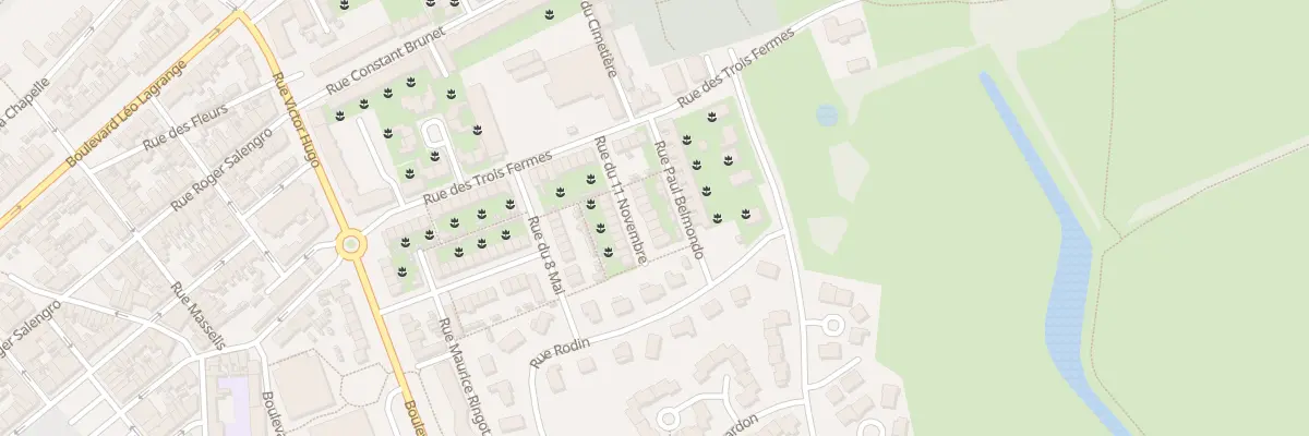 Plan du 9 Rue du Onze Novembre à Gravelines