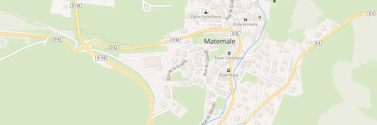 Plan du 1 Rue de la Scierie à Matemale