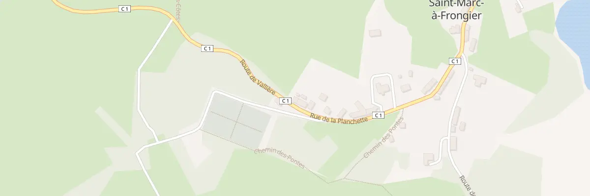 Plan du 36 Rue de la Planchette à Saint-Marc-à-Frongier